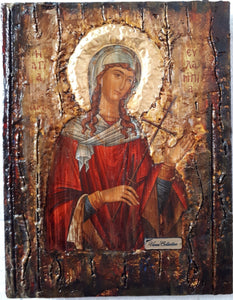Saint Eulampia-Sainte Eulampie-Eulampia-Santa Eulampia Orthodox Christian Icons - Vanas Collection