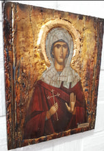 Load image into Gallery viewer, Saint Evanthia Orthodox Icon - Russian Greek Byzantine Wood Icons Antique Style - Vanas Collection