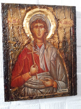 Laden Sie das Bild in den Galerie-Viewer, Saint Evdoxia the Martyr of Egypt - Greek Orthodox Byzantine Christian Icons - Vanas Collection