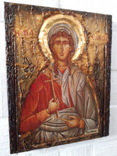 Load image into Gallery viewer, Saint Evdoxia the Martyr of Egypt - Greek Orthodox Byzantine Christian Icons - Vanas Collection