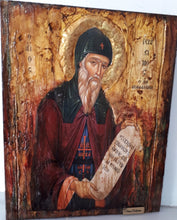 Laden Sie das Bild in den Galerie-Viewer, Saint Gerasimos-Handmade Greek Byzantine Icon-Orthodox Russian Christianity Icon - Vanas Collection
