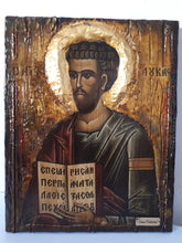 Load image into Gallery viewer, Saint Luke Lukas Icon-Greek on Wood Orthodox Byzantine Religious Icons - Vanas Collection