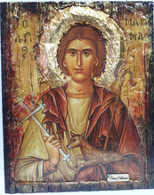 Load image into Gallery viewer, Saint Mammas Mammes Icon Mames Mamas ΑΓΙΟΣ ΜΑΜΜΑΣ Byzantine Greek Art Icons - Vanas Collection