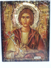Load image into Gallery viewer, Saint Mammas Mammes Icon Mames Mamas ΑΓΙΟΣ ΜΑΜΜΑΣ Byzantine Greek Art Icons - Vanas Collection