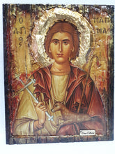 Load image into Gallery viewer, Saint Mammas Mammes Icon Mames Mamas ΑΓΙΟΣ ΜΑΜΜΑΣ Byzantine Greek Art Icons - Vanas Collection