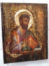 Laden Sie das Bild in den Galerie-Viewer, Saint Markos Mark Evangelist, the Apostle-Handmade Orthodox Christian Greek Icon - Vanas Collection
