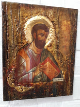 Laden Sie das Bild in den Galerie-Viewer, Saint Markos Mark Evangelist, the Apostle-Handmade Orthodox Christian Greek Icon - Vanas Collection