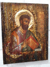 Laden Sie das Bild in den Galerie-Viewer, Saint Markos Mark Evangelist, the Apostle-Handmade Orthodox Christian Greek Icon - Vanas Collection