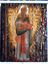 Laden Sie das Bild in den Galerie-Viewer, Saint Polychronios the Hieromartyr Martyr on Wood Icon-Orthodox Greek Christian Catholic Icons - Vanas Collection