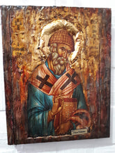 Load image into Gallery viewer, Saint Spyridon the Wonderworker, bishop of Trimithus-Greek Orthodox Russian Icon - Vanas Collection