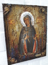 Load image into Gallery viewer, Saint St Akrivi Akrivee Icon-Greek Orthodox Byzantine Christian Icons Handmade - Vanas Collection