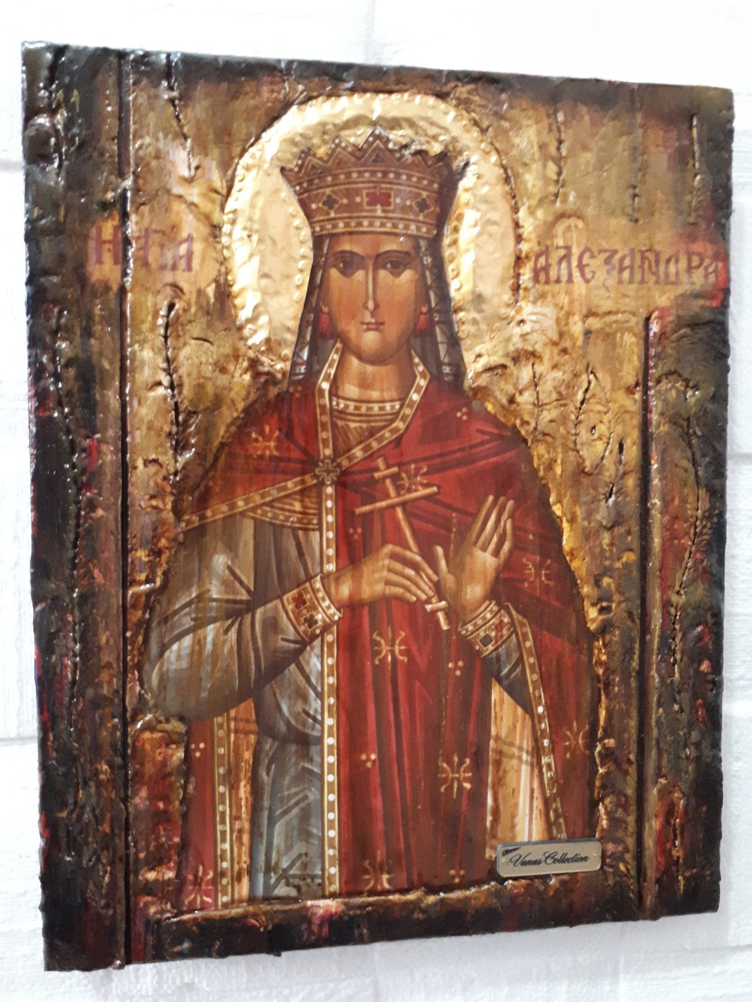 Saint St. Alexandra the Martyr Empress of Rome Icon-Orthodox Christian Greek Icons - Vanas Collection