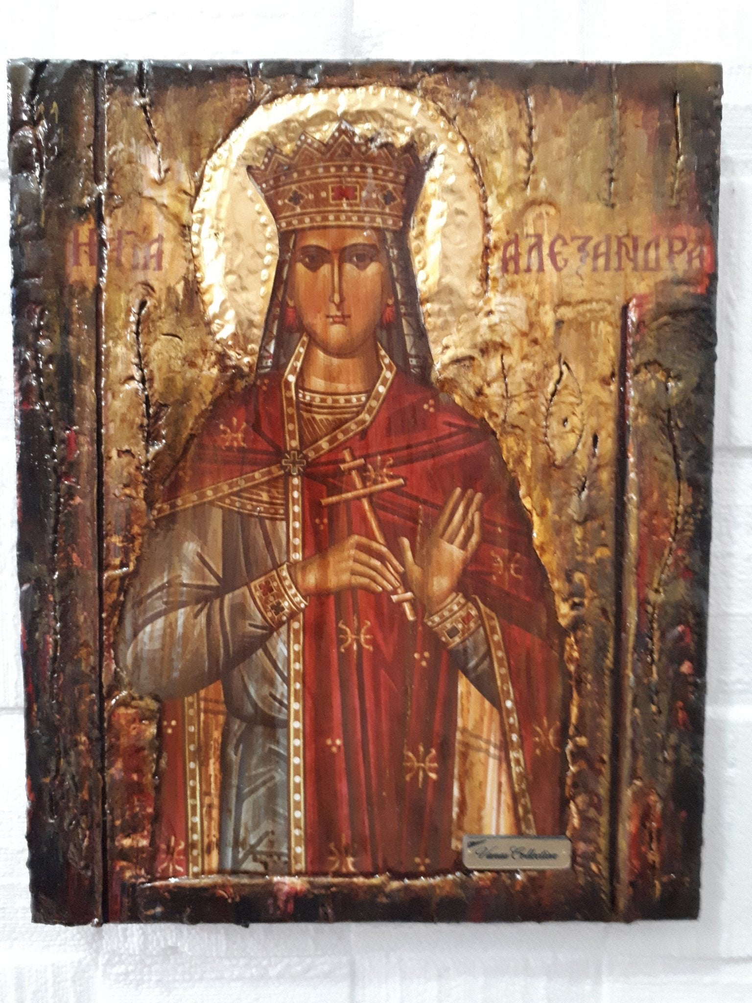 Saint St. Alexandra the Martyr Empress of Rome Icon-Orthodox Christian Greek Icons - Vanas Collection