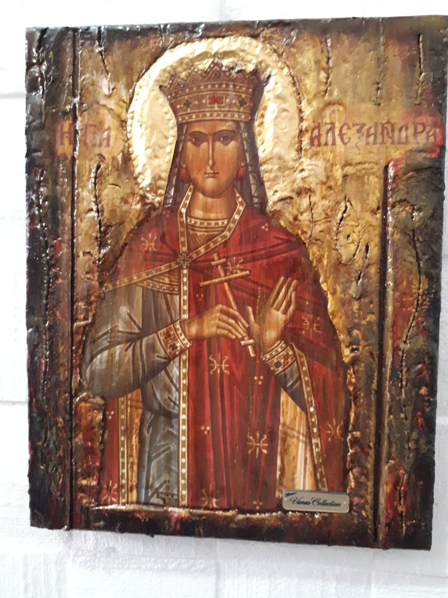 Saint St. Alexandra the Martyr Empress of Rome Icon-Orthodox Christian Greek Icons - Vanas Collection