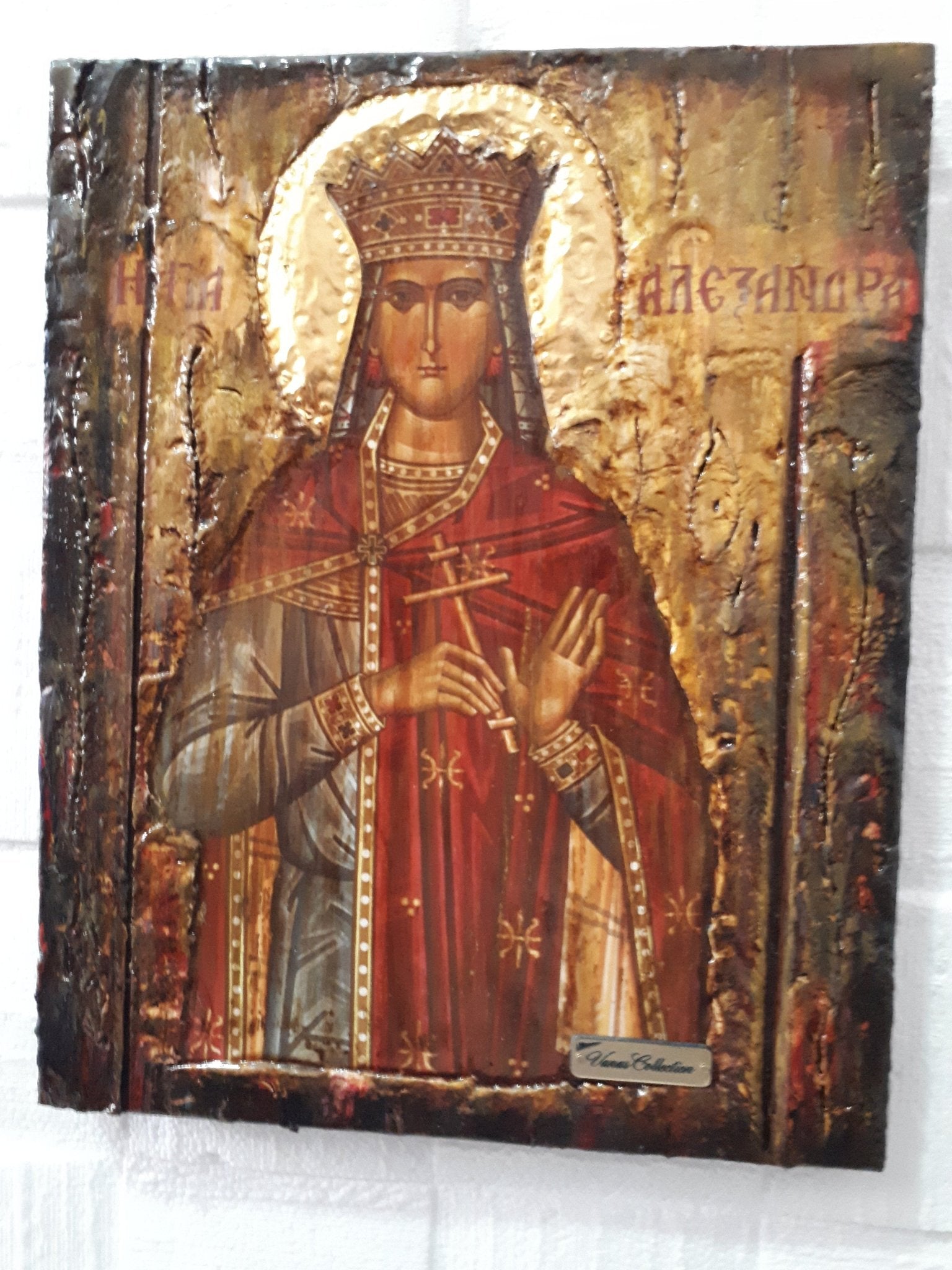 Saint St. Alexandra the Martyr Empress of Rome Icon-Orthodox Christian Greek Icons - Vanas Collection
