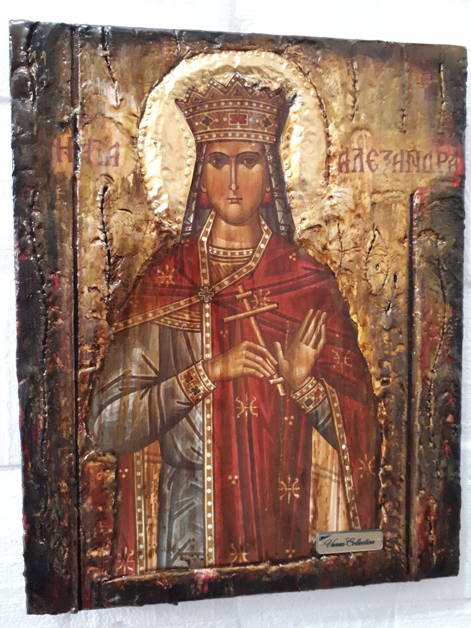Saint St. Alexandra the Martyr Empress of Rome Icon-Orthodox Christian Greek Icons - Vanas Collection