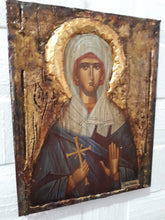 Laden Sie das Bild in den Galerie-Viewer, Saint St. Aphrodite, the Virgin Martyr Icon-Orthodox Greek Byzantine Wood Icons - Vanas Collection