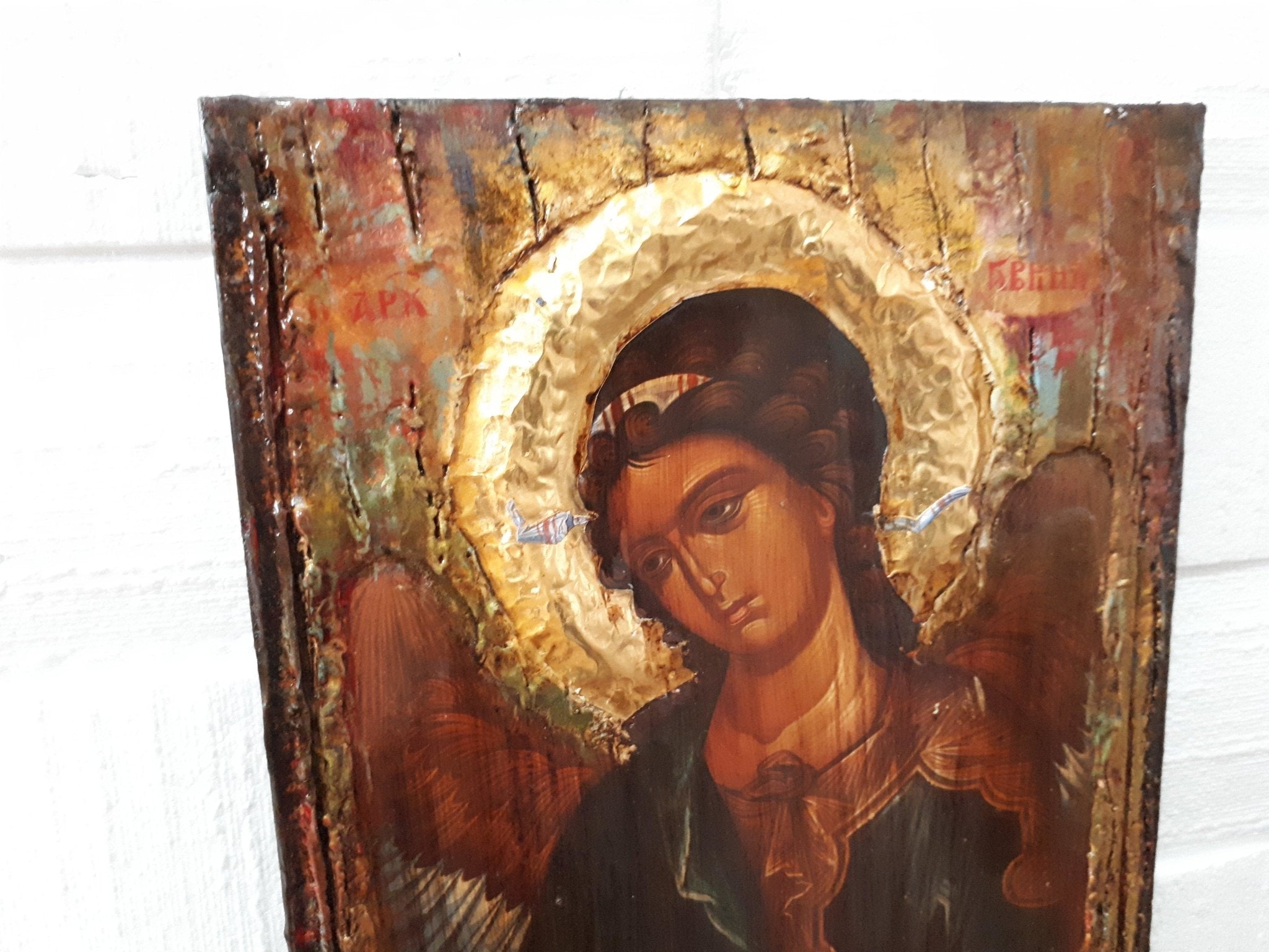 Saint St. Archangel Gabriel Holy Archistrategos Orthodox Greek Byzantine Icons - Vanas Collection