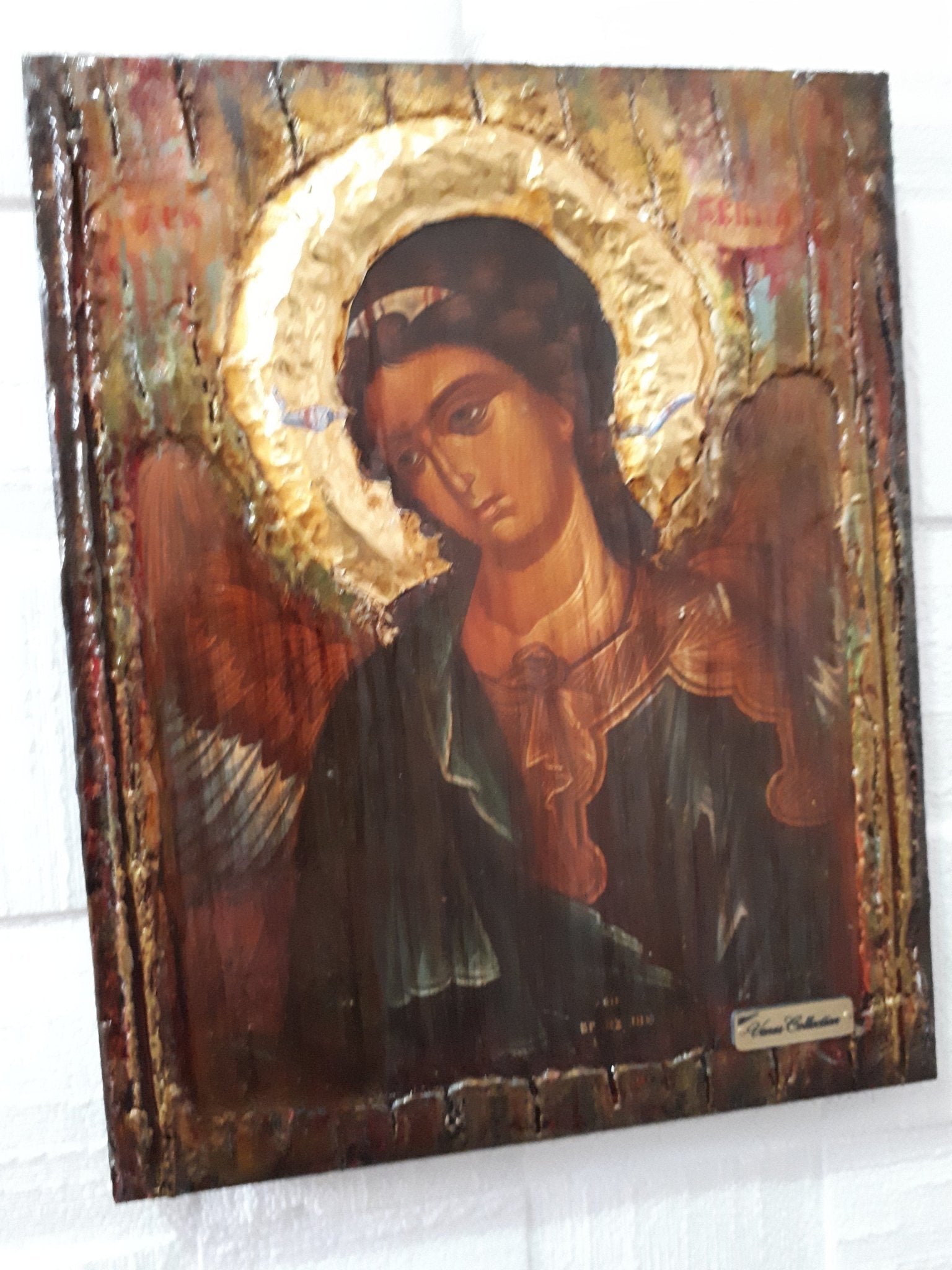 Saint St. Archangel Gabriel Holy Archistrategos Orthodox Greek Byzantine Icons - Vanas Collection