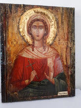 Laden Sie das Bild in den Galerie-Viewer, Saint St Argyri, Argyro Argyre the Neomartyr of Proussa Icon-Greek Handmade Icons - Vanas Collection
