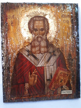 Load image into Gallery viewer, Saint St. Athanasious Athanasios Icon, Greek Byzantine Christian Handmade Icons - Vanas Collection