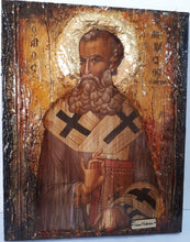 Load image into Gallery viewer, Saint St. Athanasious Athanasios Icon, Greek Byzantine Christian Icons on Wood - Vanas Collection