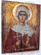 Load image into Gallery viewer, Saint St. Christina the Martyr-Greek Russian Orthodox Byzantine Antique Icons - Vanas Collection