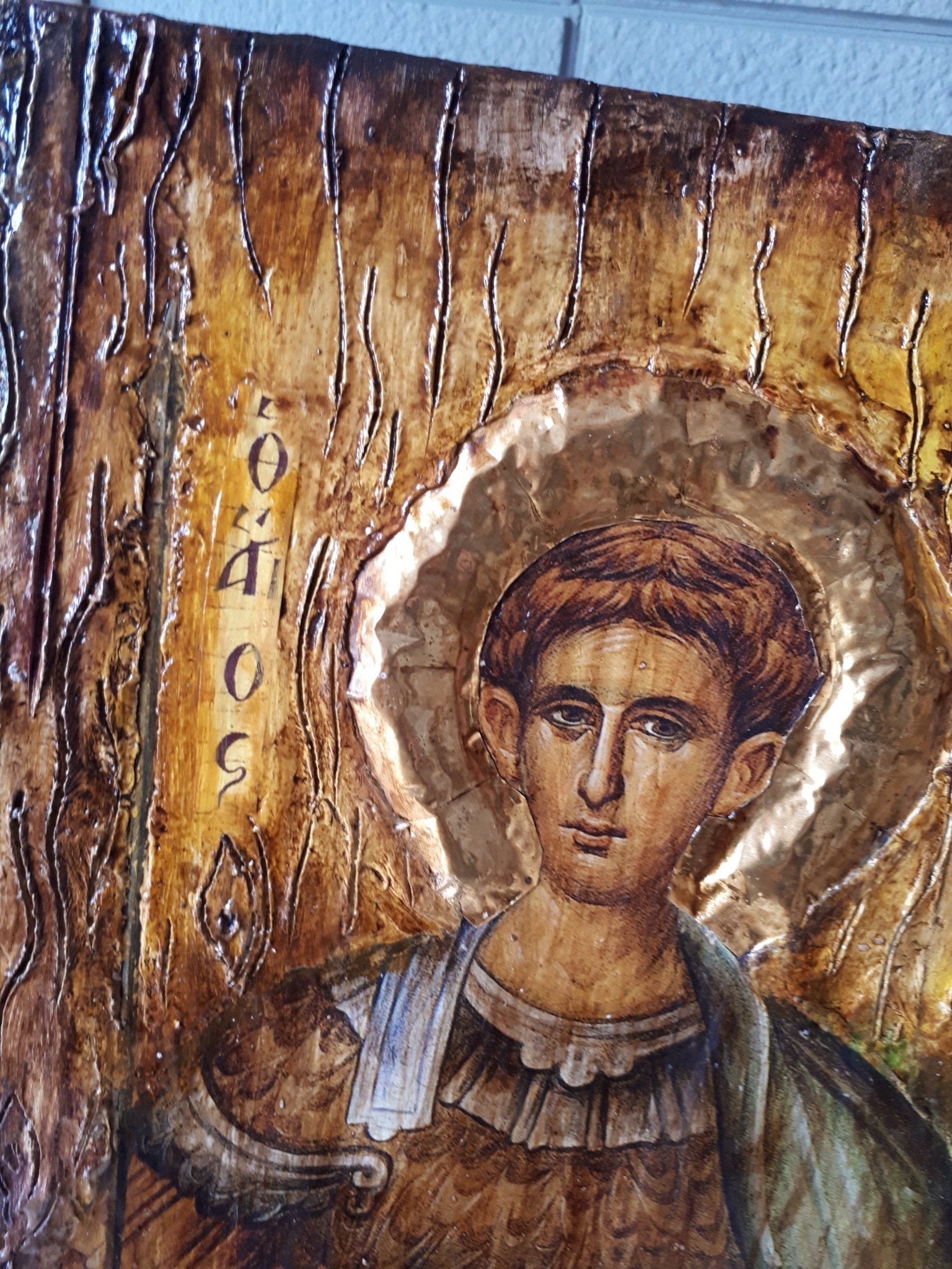 Saint St Dimitrios Demetrius Handmade Orthodox Icon Byzantine Rare Icons - Vanas Collection