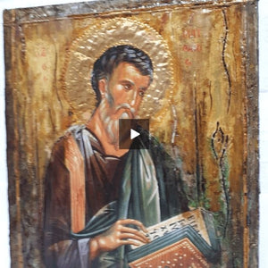 Saint St Dimitrios Demetrius Handmade Orthodox Icon Byzantine Rare Icons - Vanas Collection