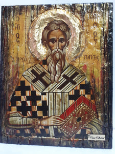 Saint St. Dionysius Dionysios the Areopagite Icon-Greek Orthodox Russian Byzantine Icons - Vanas Collection