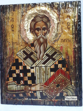 Saint St. Dionysius Dionysios the Areopagite Icon-Greek Orthodox Russian Byzantine Icons - Vanas Collection