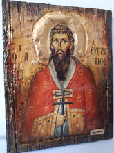 Load image into Gallery viewer, Saint St. Efstratios Greek Icon-Orthodox Russian Byzantine Christian Icons - Vanas Collection