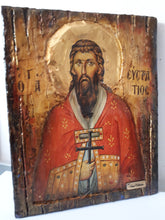 Load image into Gallery viewer, Saint St. Efstratios Greek Icon-Orthodox Russian Byzantine Christian Icons - Vanas Collection