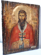 Load image into Gallery viewer, Saint St. Efstratios Greek Icon-Orthodox Russian Byzantine Christian Icons - Vanas Collection