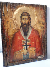 Load image into Gallery viewer, Saint St. Efstratios Greek Icon-Orthodox Russian Byzantine Christian Icons - Vanas Collection