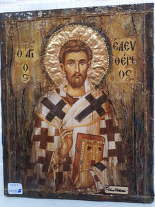 Saint St Eleutherius Saint Eleftherios Saint Eleuthere Orthodox Icon - Vanas Collection