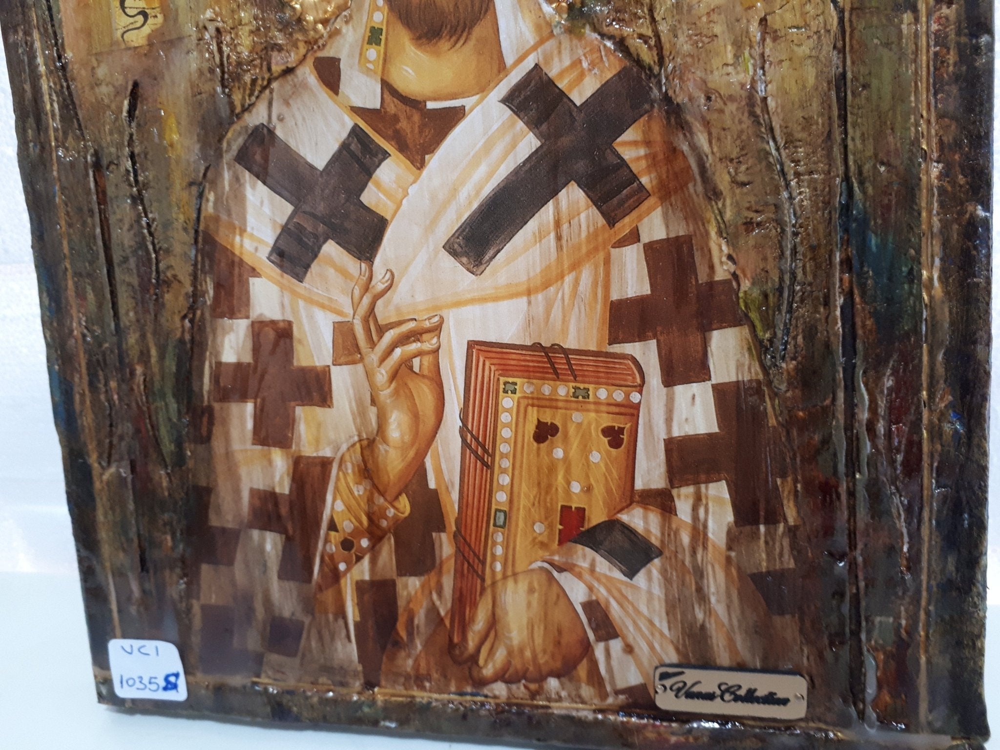 Saint St Eleutherius Saint Eleftherios Saint Eleuthere Orthodox Icon - Vanas Collection