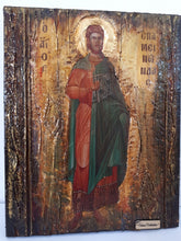 Load image into Gallery viewer, Saint St Epaminondas Epaminontas Icon-Greek Byzantine Antique Style Icons - Vanas Collection
