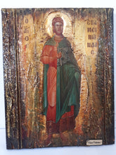 Load image into Gallery viewer, Saint St Epaminondas Epaminontas Icon-Greek Byzantine Antique Style Icons - Vanas Collection