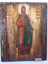 Load image into Gallery viewer, Saint St Epaminondas Epaminontas Icon-Greek Byzantine Antique Style Icons - Vanas Collection