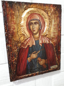 Saint St. Ermioni Ermione Hermioni Hermione Byzantine Greek Orthodox Church Icon - Vanas Collection