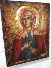 Laden Sie das Bild in den Galerie-Viewer, Saint St. Ermioni Ermione Hermioni Hermione Byzantine Greek Orthodox Church Icon - Vanas Collection