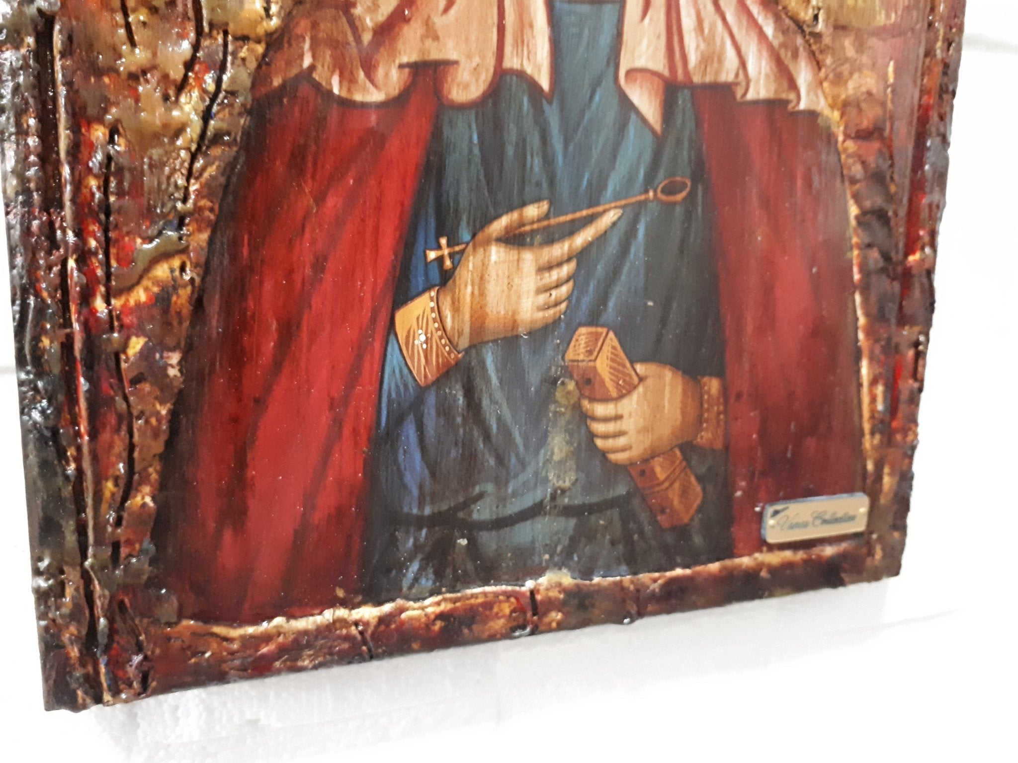 Saint St. Ermioni Ermione Hermioni Hermione Byzantine Greek Orthodox Church Icon - Vanas Collection