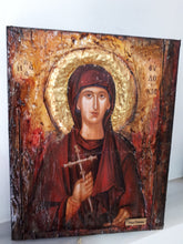 Load image into Gallery viewer, Saint St. Evdokia Rare Greek Orthodox &amp; Christian Icon on Wood-Unique Handmade Icon - Vanas Collection