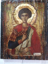 Laden Sie das Bild in den Galerie-Viewer, Saint St George Georgios Icon-Greek Orthodox Icon-Antique Style Icons - Vanas Collection