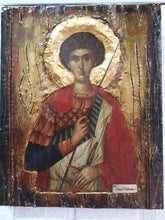 Load image into Gallery viewer, Saint St George Georgios Icon-Greek Orthodox Icon-Antique Style Icons - Vanas Collection