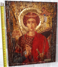 Load image into Gallery viewer, Saint St. George Icon- Handmade Greek Orthodox Byzantine Antique Style Icons - Vanas Collection