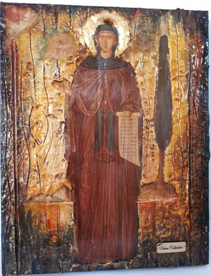 Saint St Irene Irini Chrysovalantou Full body Icon- Greek Orthodox Christian Icons - Vanas Collection