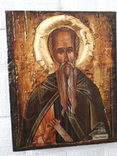 Load image into Gallery viewer, Saint St. Isidoros Pilousiotis Icon Handmade Orthodox Byzantine Russian Icons - Vanas Collection