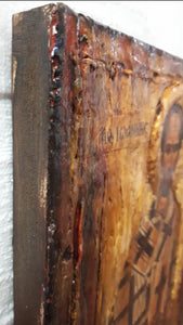 Saint St. John Chrysostom - Greek Russian Orthodox Byzantine Antique Style Icons - Vanas Collection